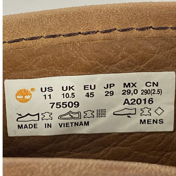 Men\'s Size 11 TIMBERLAND BOOT COMPANY Cordova Brown Leather Chukka Boots EUC main image 9